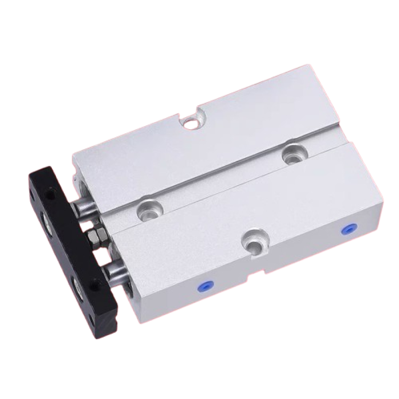 Twin guide pneumatic cylinder