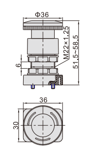 MV 522EB Kilit kontrol valfli düğme.png