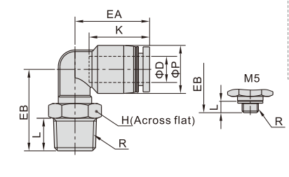 Threaded two way-Accessories——One-Touch Fittings(Stainless steel）.png