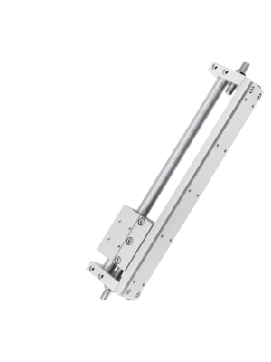 Aluminium Silver Twin Rod Pneumatic Cylinder, For Industrial